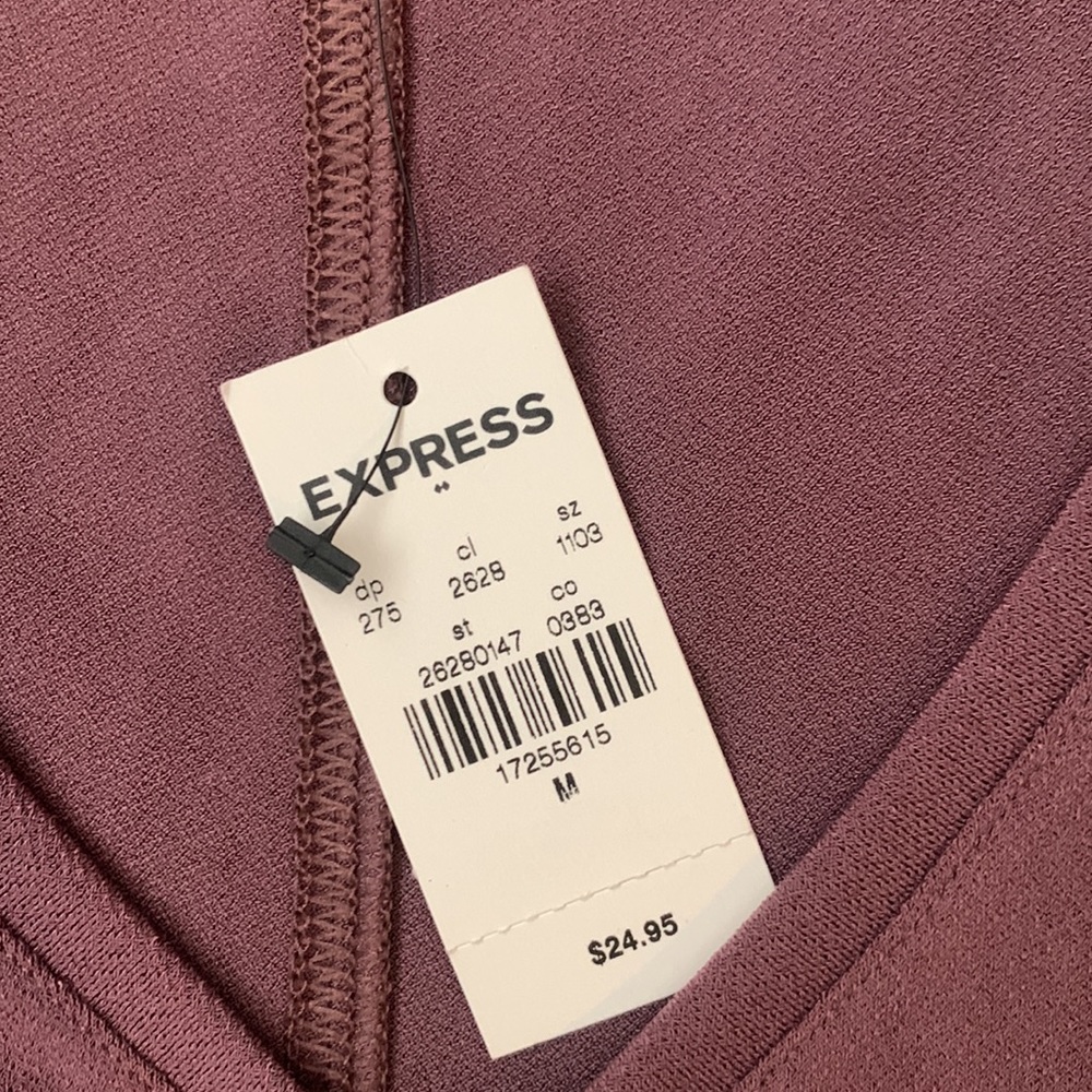 NWT Express mauve tank top size medium - Picture 2 of 4